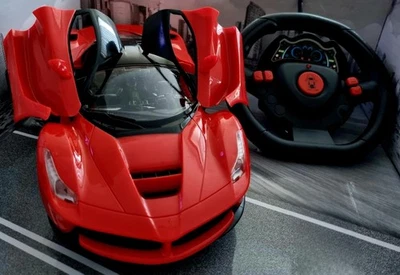 Large R/C La Ferrari Car Rechargeable Remote Control Steering Race Kids Toys UK - Image 1 of 4