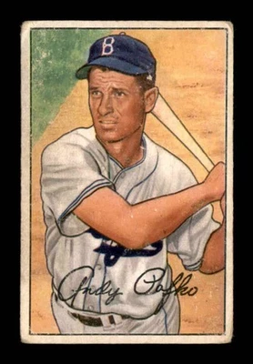 Bowman #204 1952 Andy Pafko G/VG X3370422 Foto 1 de 3
