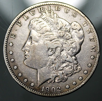 1902 年 S 版摩根银元 - XF 细节!! — 第 1/2 张图片