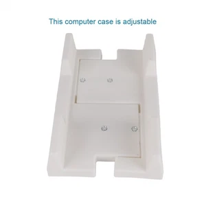 As (Black)Removable Computer Case Stand Holder Bracket Desktop Mainframe Stora - Picture 1 of 16