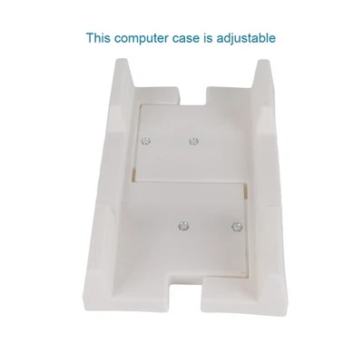 As (Black)Removable Computer Case Stand Holder Bracket Desktop Mainframe Stora - Image 1 of 4