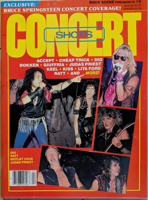 Rock Scene Magazine Concert Shots January 1985 #5 Ratt, Priest, KISS, Madonna  Foto 1 de 4