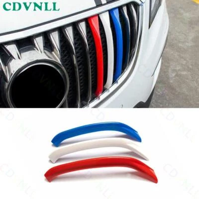 Parachoques delantero de 3 colores para Buick Envision 2016-2018 rejilla central tira de desorden 3 piezas Foto 1 de 4