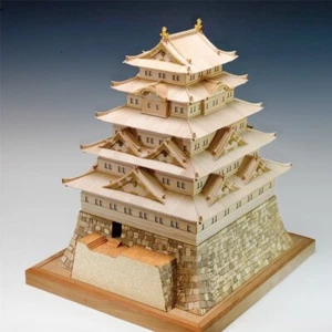 EDO Castle Kit Modelli Architettonici Legno Giapponese 1/150 Woody Joe Nuovo Shiro - Foto 1 di 9
