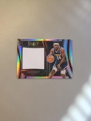 2023-24 Select JALEN PICKETT Rookie Jumbo Swatches Jersey Relic DVS 3896 - Image 1 of 2