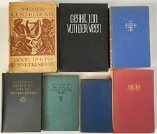 Lot of 7 Vintage Dutch Books from the 1940's - Hardcover - Netherlands