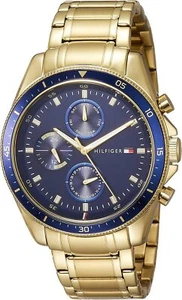 Tommy Hilfiger Watch PARKER 1791834 Men's Gold - Picture 1 of 5