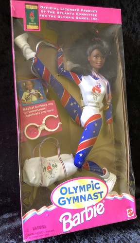 1995 Olympic Gymnast Barbie (Atlanta 1996 Olympic Games)*Free Shipping *