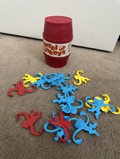 Vintage 1998 Milton Bradley Hasbro Barrel Of Monkeys Toy