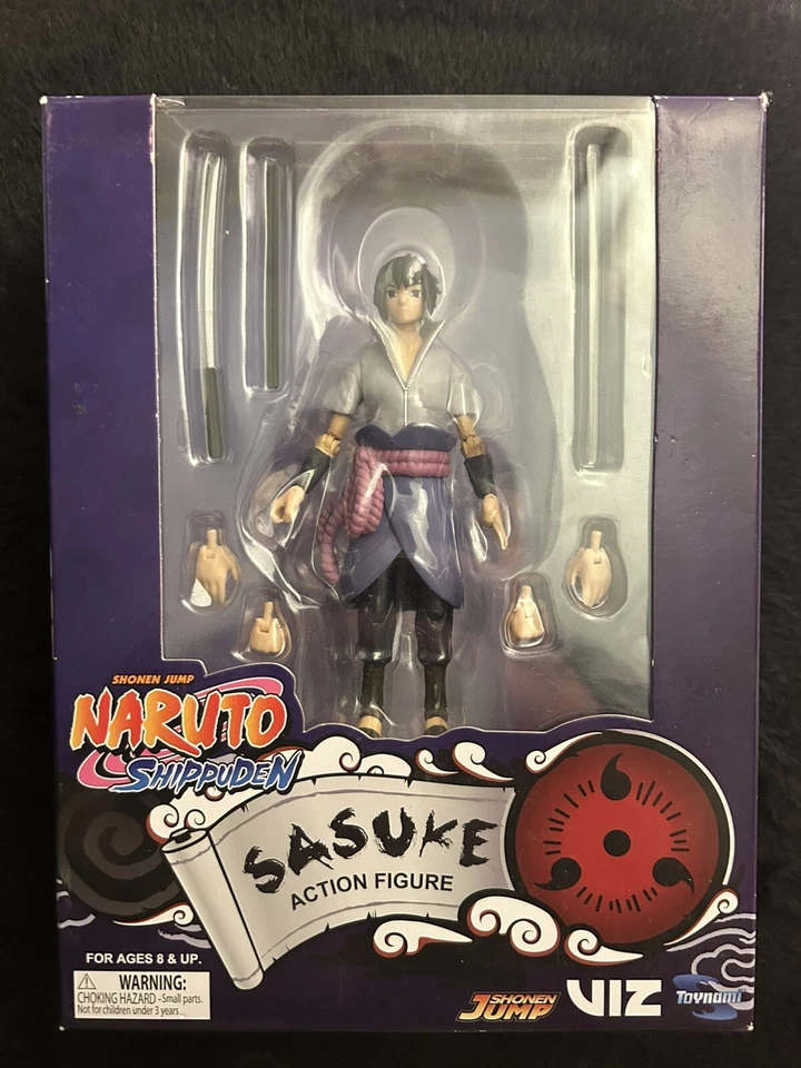 Naruto Shippuden: Sasuke Uchiha 4-Inch Poseable Action Figure - Image 1 of 2