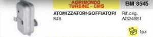 AG245E1 AUSPUFF ZERSTÄUBER GEBLÄSE AGRIMONDO TURBINEN CMS K45 K 45 Auspuff - Bild 1 von 1