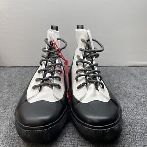 Hunter for Target Unisex Men’s 8 / Women’s 10 Hightop Canvas Sneaker White/Black