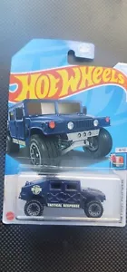 Hot Wheels Humvee 33/250 HW First Response 4/10 Blue Tactical - Picture 1 of 1