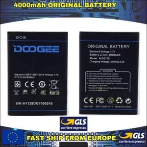 BATTERIA BATTERY DOOGEE B-DG700 TITANS 2 DG700 4000mAh GARANZIA ITA - Bild 1 von 1