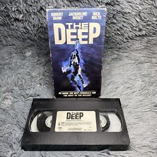 The Deep VHS Tape 1992 Nick Nolte Robert Shaw Horror Classic Movie Film
