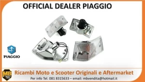 FRECCE BIANCHE ANTERIORI POSTERIORI BORDINO CROMATO PIAGGIO VESPA PX ARCOBALENO - Imagen 1 de 1