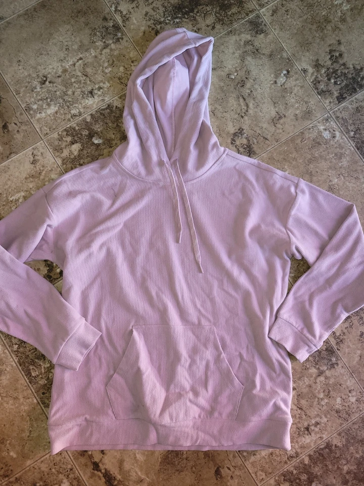 Женская толстовка с капюшоном Marc New York розовая фиолетовая пуловер большой L - Изображение 1 из 1