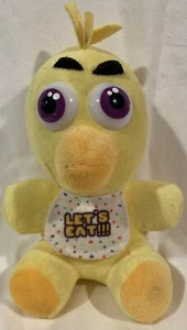 Five Nights At Freddys FNAF Chica Peluche Juguete Amarillo Comamos Babero - Imagen 1 de 12