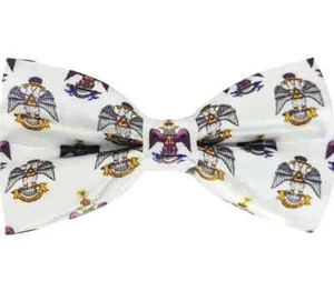 AASR 33rd Masonic bow tie, Scottish Rite bow tie , 33 degree Mason, AASR bow tie - Picture 1 of 1