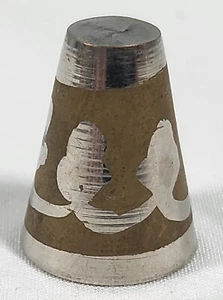 Vintage Fingerhut Metall Unikat - Bild 1 von 4
