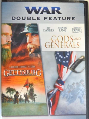 Gettysburg/Gods and Generals. War, Double Feature 2 DVD'S  T 142 - Image 1 of 2