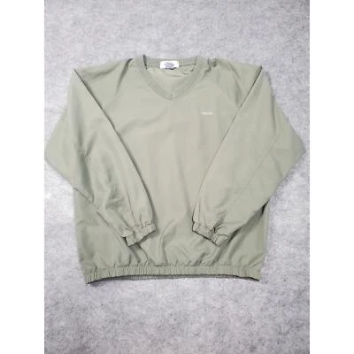 Женский пуловер Izod зеленый с v-образным вырезом средний легкий - Изображение 1 из 4