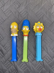 The Simpsons Pez Dispensers Set of 3 - Picture 1 of 4
