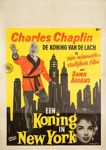 Póster holandés A King in New York 1957 A2 - Imagen 1 de 1