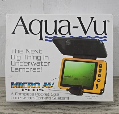 Sistema de visualización de cámara a color submarina portátil Aqua-Vu Micro AV Plus - Probado Foto 1 de 4