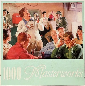 Rompecabezas de 1000 piezas Masterworks - Arte Coca-Cola - The Diner - Nuevo/Sellado - 2002 - Imagen 1 de 5