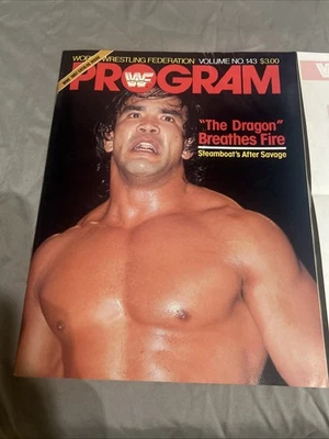 Hoja de partido de colección WWF Wrestling Program Richfield Coliseum 1987 Buffalo #143 Foto 1 de 4