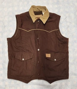 Powder River Outfitters Panhandle Slim Braun Weste Herren Größe L - Bild 1 von 7
