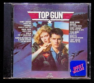 Top Gun Original Motion Picture Soundtrack 1986 CD NM Tom Cruise Kelly McGillis - Picture 1 of 4