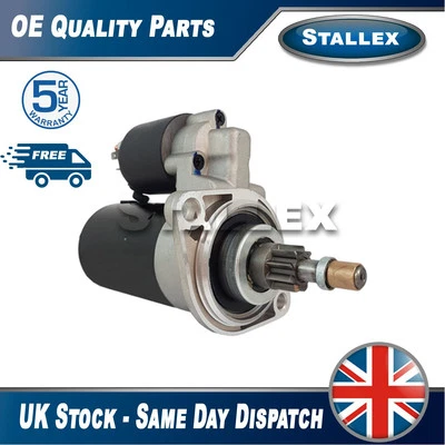 Fits VW Transporter Transporter/Caravelle 1.9 2.1 Starter Motor Stallex - Image 1 of 4