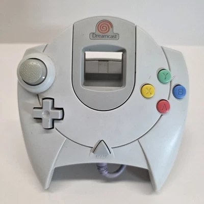 Controlador Sega Dreamcast blanco HKT-7700 OEM - probado funcionando auténtico Foto 1 de 3