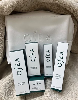 OSEA Anti Envejecimiento Cuidado de la Piel Set 5 Piezas Nuevo en Caja Crema Facial y Corporal Regalo de Navidad para Mujeres Foto 1 de 4