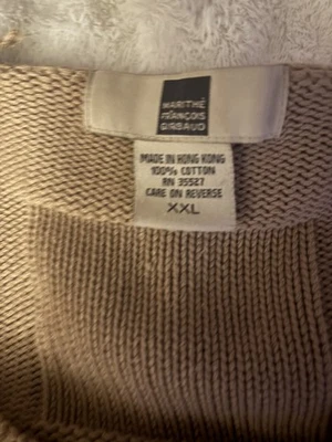 Suéter Marithé + François Girbaud 100 % algodón tejido Foto 1 de 4