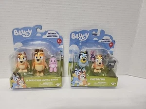 Bluey Sleepy Time Mum Chilli Bingo Floppy Bunny disney lot of 2 - Picture 1 of 3