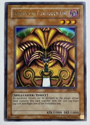 Yu-Gi-Oh! EXODIA THE FORBIDDEN ONE - DDS-003 - Video Game Promo Card - NM NP - Image 1 of 2