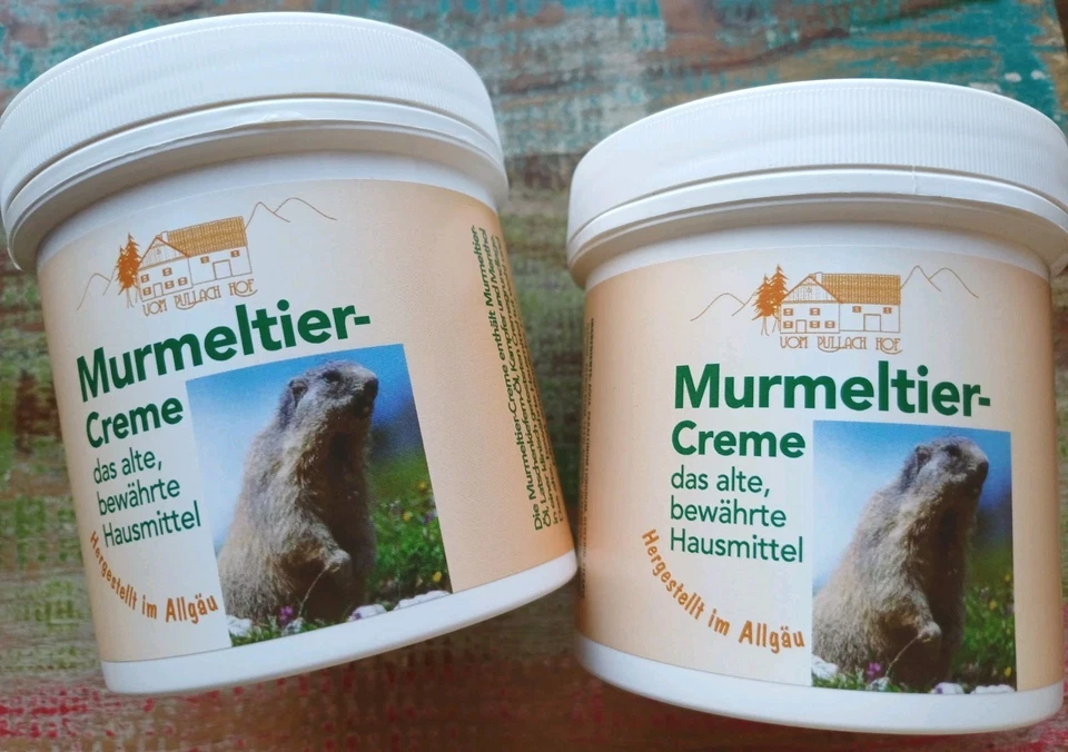 2 x Creme Balsam  Murmeltier Creme aus dem Allgäu zum Einreiben  1000ml € 19,80 - Bild 1 von 1
