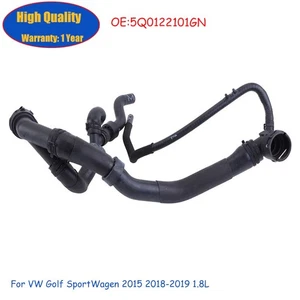 New Upper Radiator Coolant Water Hose For VW Golf SportWagen 2015 2018-2019 1.8L - Picture 1 of 16