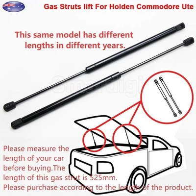 Gas Struts lift For Holden Commodore UTE Tonneau HardLid Cover VU VX VY VZ 525mm - image 1 of 4