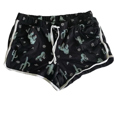 Pantalones Cortos Justice Active Niña Talla 18/20 Cactus Azteca Cordón Algodón Bolsillos Foto 1 de 4