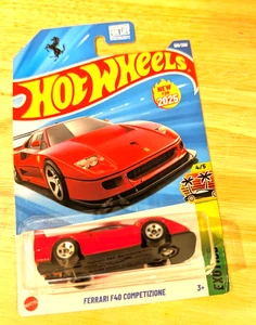 2025 Hot Wheels ferrari f40 competizione #199/250/hw exotic /red/ New - Picture 1 of 6