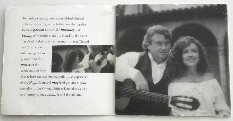 Janet Chvatal & Scott Kritzer Promo CD : Villa-Lobos / de Falla / Sor / Schubert - Image 1 of 1