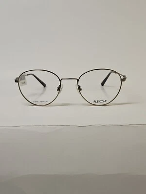 Monturas para gafas Flexon H6032 710 dorado redondo borde de alambre completo 50-20-145 Foto 1 de 4