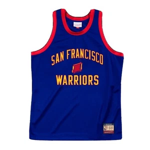 Mitchell & Ness Hardwood Classics Warriors Team Heritage Jersey 3XLB - Picture 1 of 6