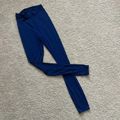 Patagonia Capilene Base Layer Leggings Blue Wm Sz Small Light Weight Polyester - Image 1 of 4