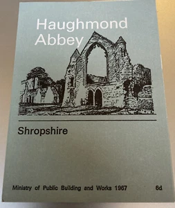 Rare, 1960s Guide to Haughmond Abbey, Shropshire, Dept of Environment - Picture 1 of 5