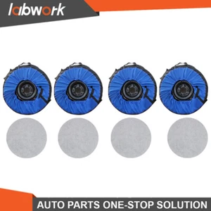 Labwork Fit For 22“-31” Tyre Bags Tyre Package Of 4 Blue With Black Handle 600D - Picture 1 of 16
